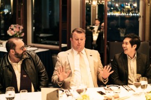 ISES Hong Kong Leadership dinner Darren Kerr , Kevin White CSEP, Benson Looi